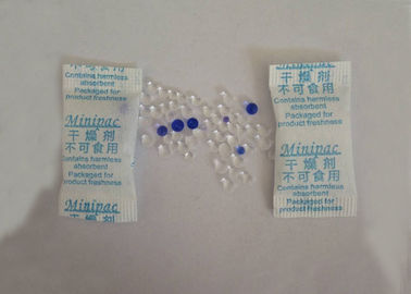 Chine L'humidité de forte activité absorbant gel blanc/bleu de Packe, de silicone emballe fournisseur