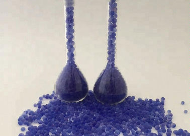 Chine Perles déshydratantes bleues de silicagel, cristaux de silicagel de grande pureté fournisseur
