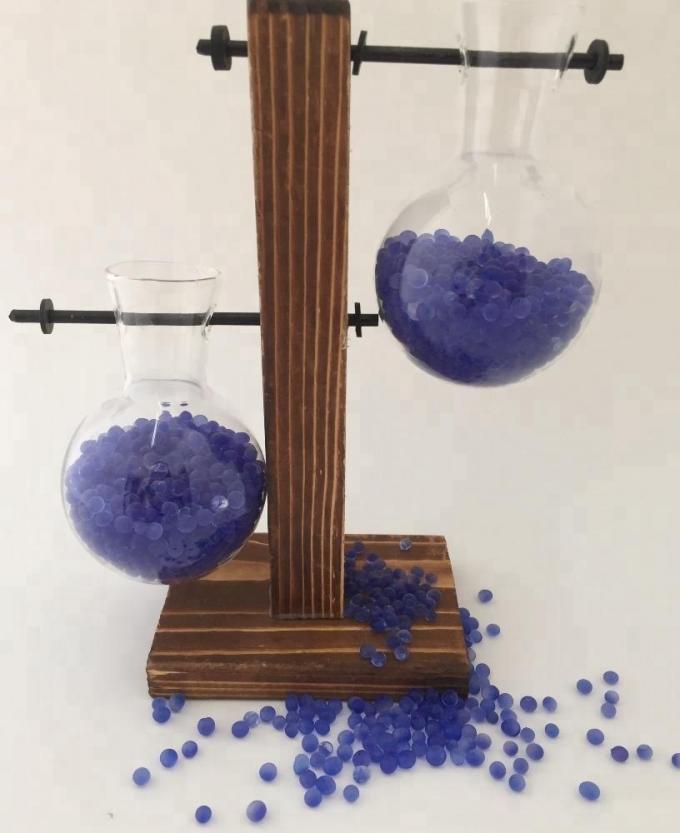 3 - individu bleu de 5mm indiquant le silicagel, perles déshydratantes de silice non-toxiques